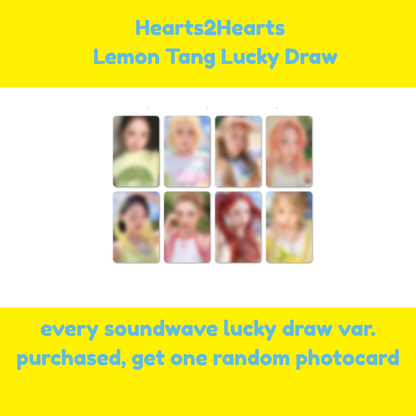 Hearts2Hearts Lemon Tang Album (Random Photobook Ver)