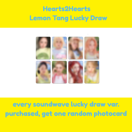 Hearts2Hearts Lemon Tang Album (Random Photobook Ver)