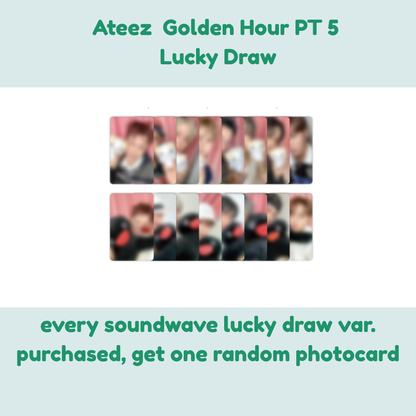 Ateez 14th mini album - Golden Hour Part 5 Digipack