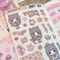 Love Things Leopard Cat Girl Sticker