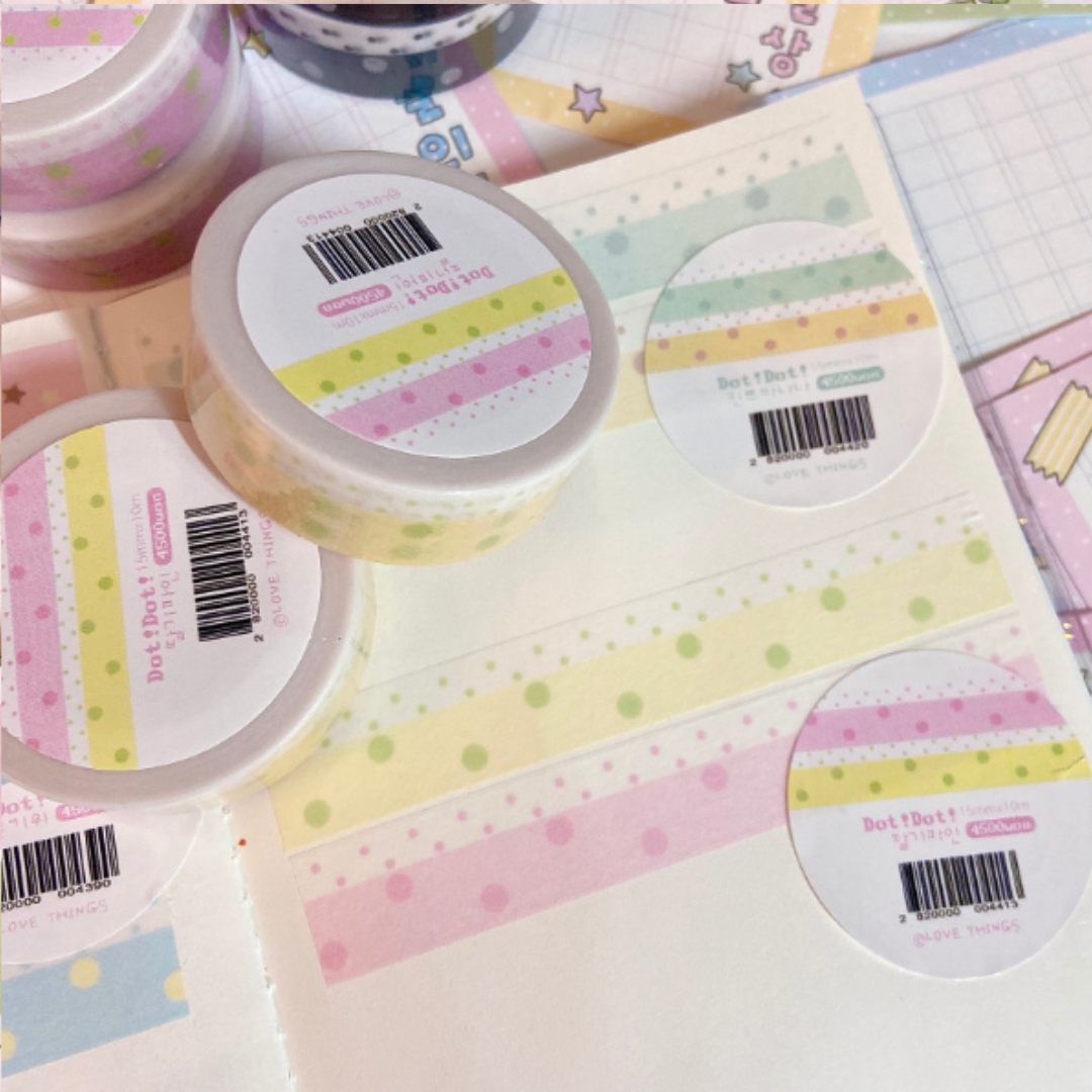 Love Things Polka Dot Washi Tape (4 vars)