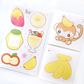 Pink Rue Monkey for Bananas Sticker Set
