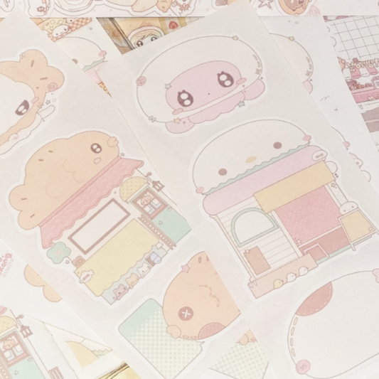 Ako, Aikong One Bite Imitation Paper Sticker (2 vars)