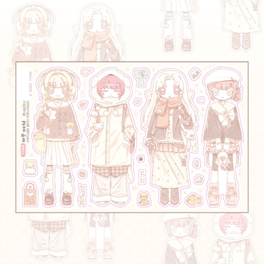 Ako, Aikong Winter OOTD Sticker