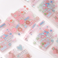 Pearly Button Bohemian Quilt Stitch Sticker