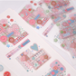 Pearly Button Bohemian Quilt Stitch Sticker