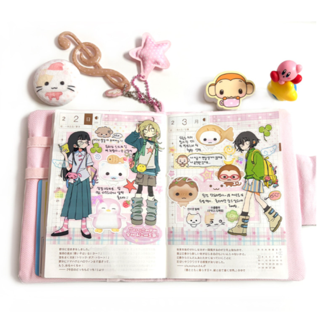 Moii ttoi Strawberry Memo Sticker Pack