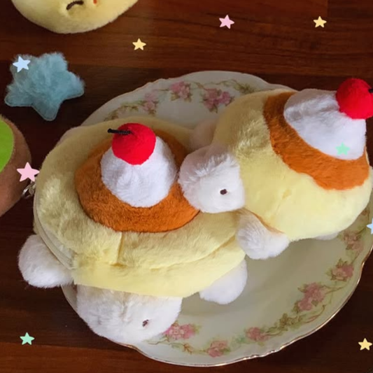 Pink Rue Pudding Turtle Pouch