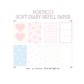 Poetico Grade B Soft Diary Refill Paper (3 Vars)