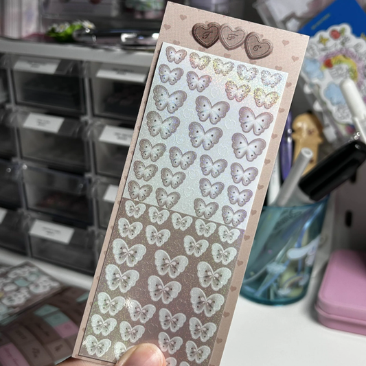 thefairyclub Minty Butterflies Sticker