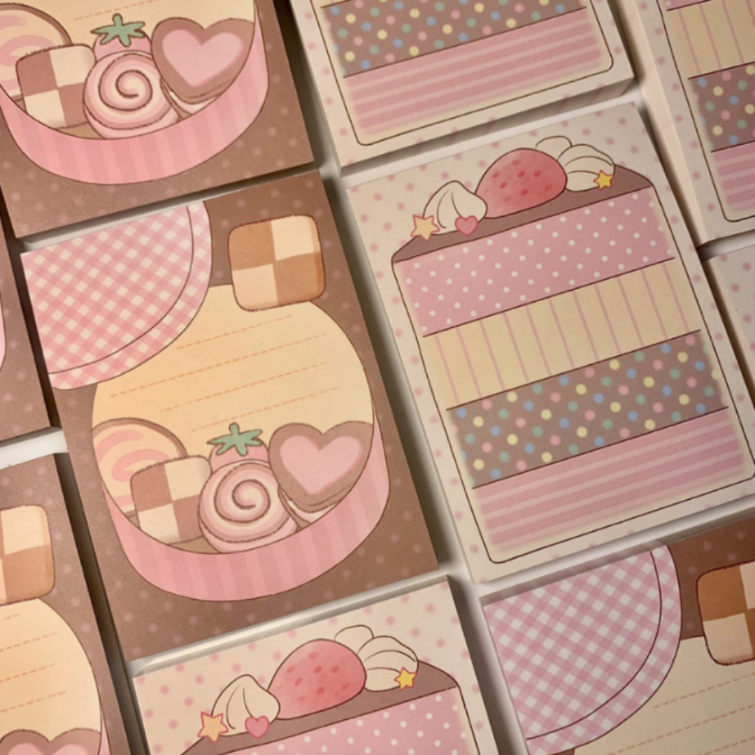 Pink Rue Sweets Memo Pad (2 vars)
