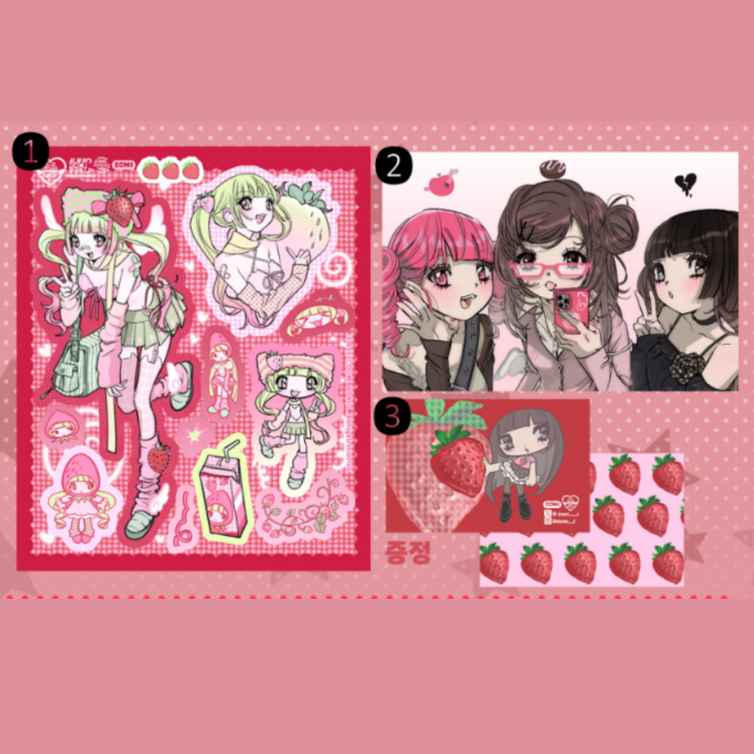 Domiworld Random Pin Button & Sticker Pack