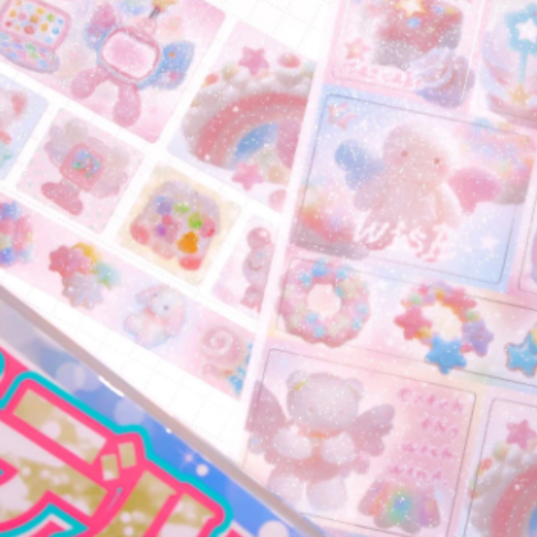 Pearly Button Starry Toy Sticker