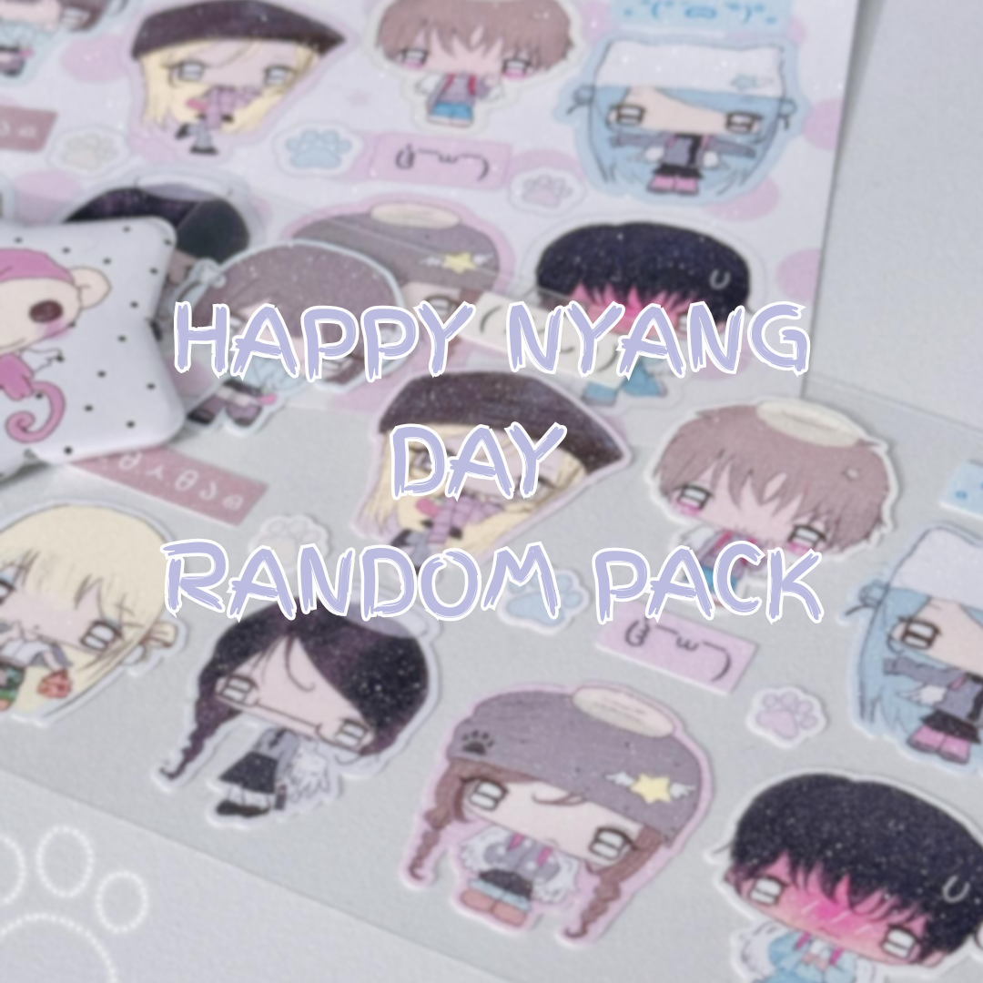 Happy Nyang Day Random Sticker Pack