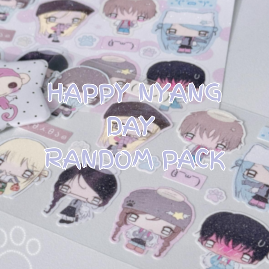 Happy Nyang Day Random Sticker Pack
