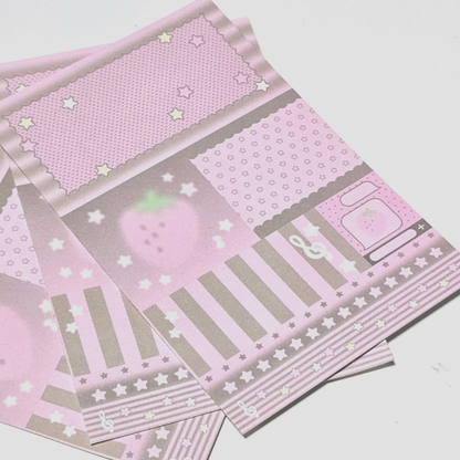 Hipromland Snack Memo Sticker Set