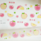 Fluffy Skin Pink Apple Kiss Cut Masking Tape