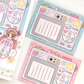 Pink Rue Camera Memo Pad