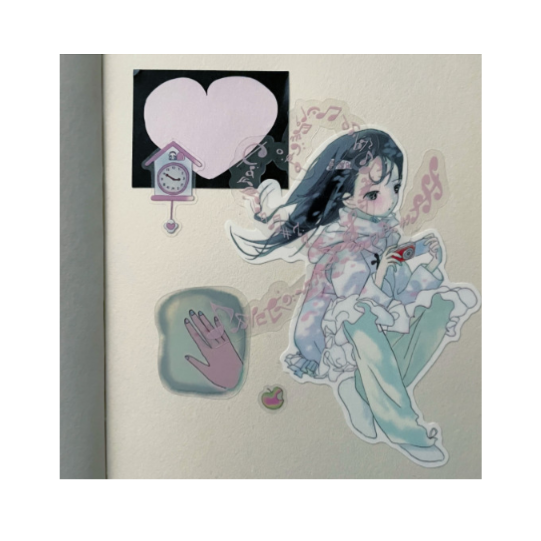 Chachaqwertyui Nonenones Lookbook 25P Sticker Flakes