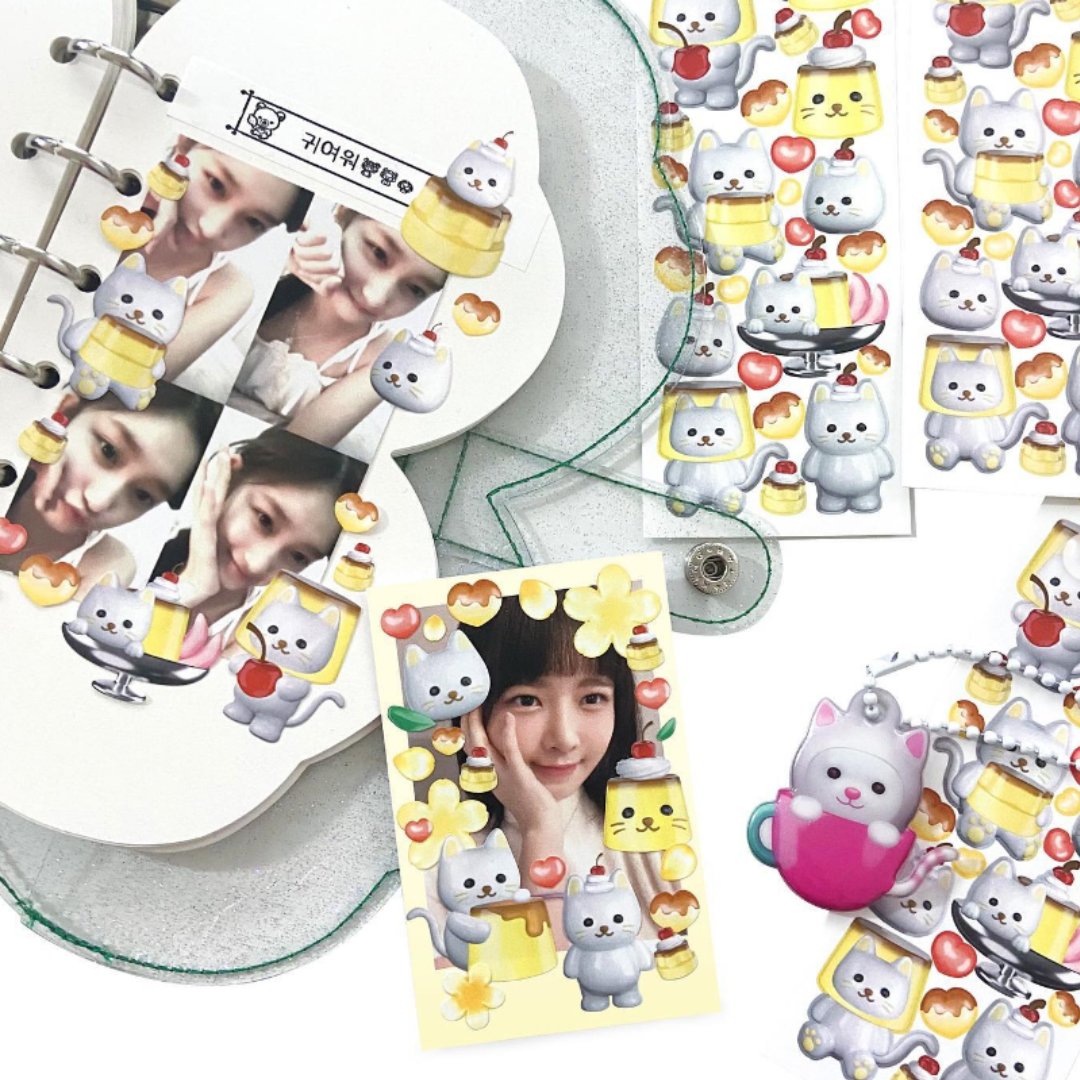 Moii ttoi 3-D Flower Sticker (7 vars)