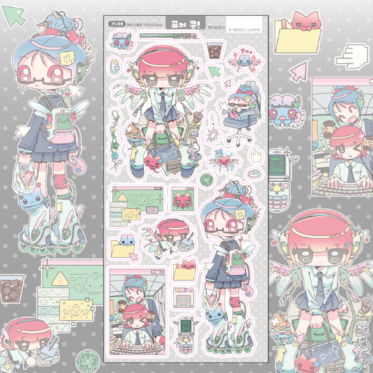 Ako, Aikong Future Cyber Girl Sticker