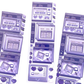 Moii ttoi purple cyber frame sticker