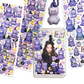 Moii ttoi purple magic witch sticker