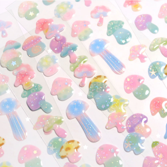 Pearly Button Gummy Shrooms Sticker