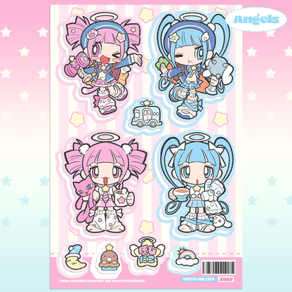 Invader Darling Angel & Invader Sticker (2 vars)