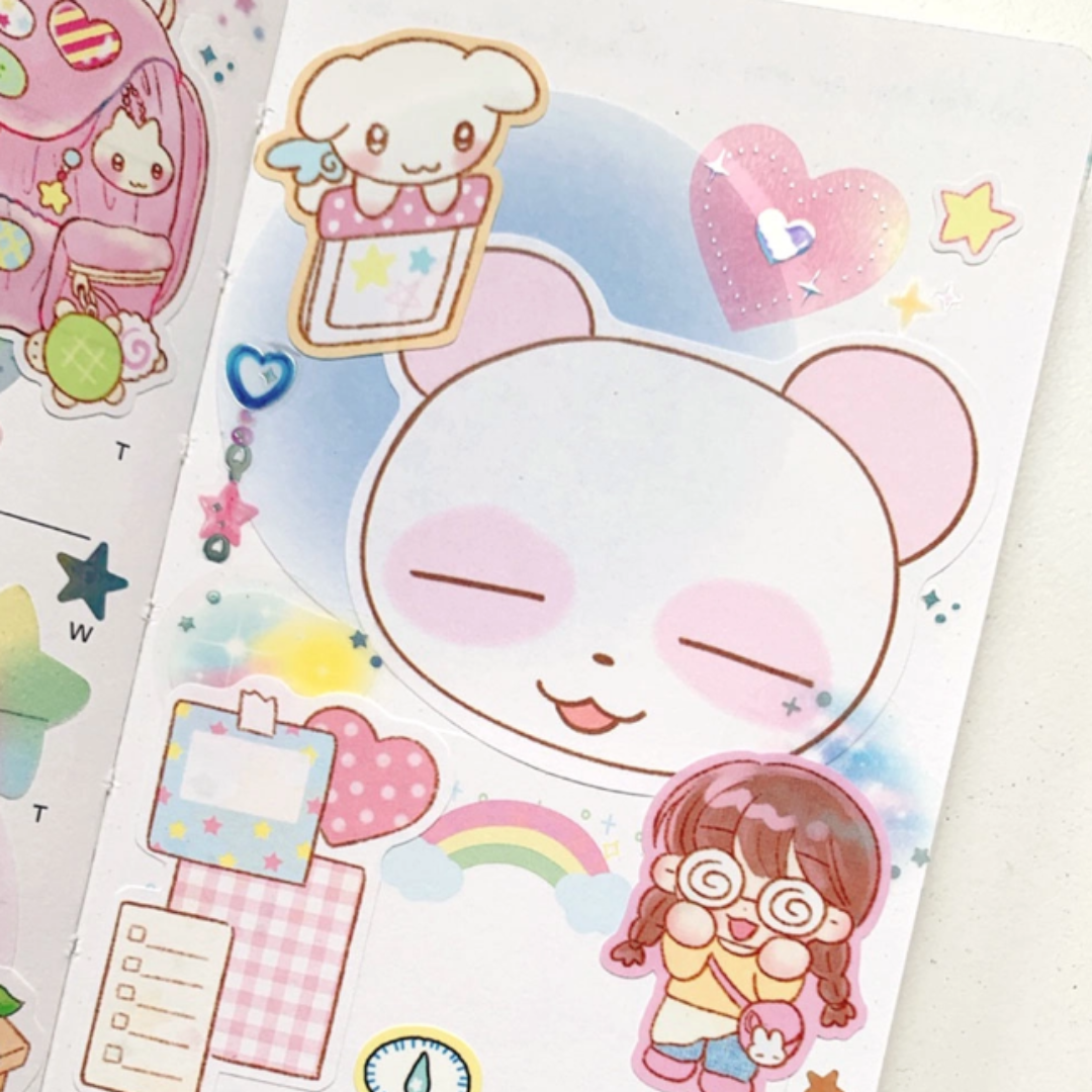Pink Rue Otaku Collector Life Sticker Set