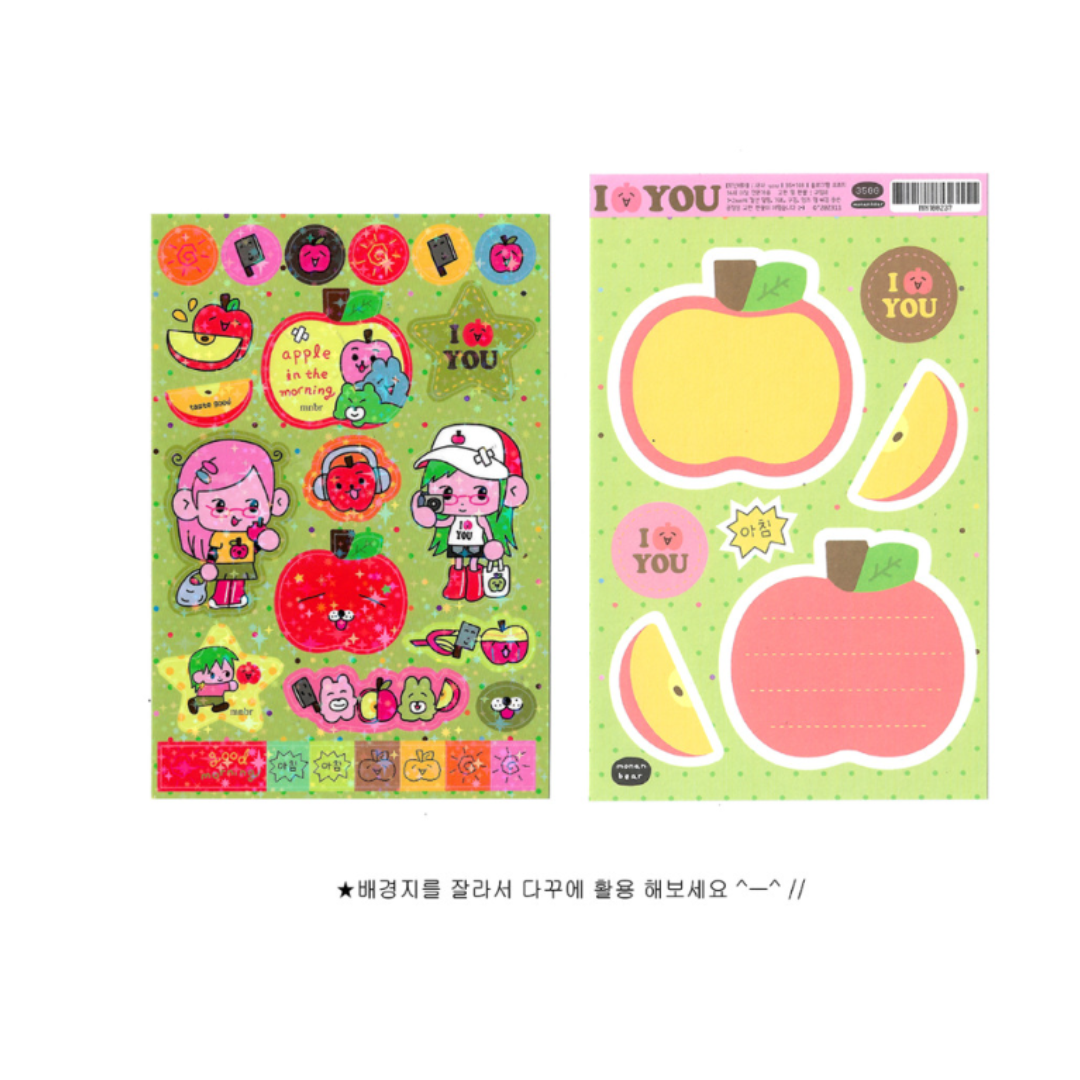 MonanBear I apple to you duo ver. sticker