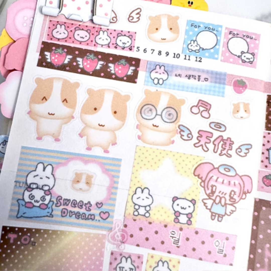 Slow Stuff Strawberry Club Diary Sticker