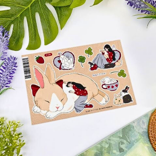 siksikhouse big bunny sticker sheet