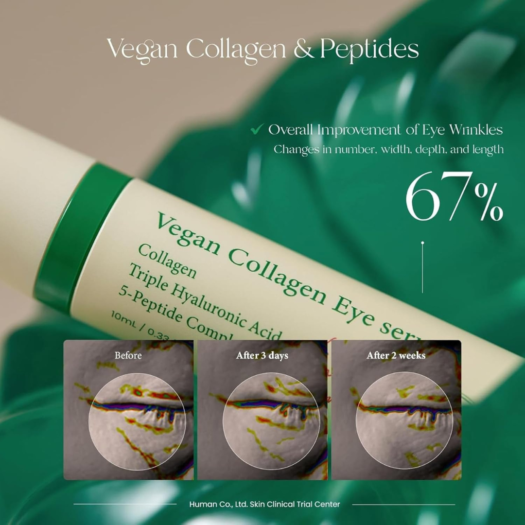 AXIS-Y Vegan Collagen Eye Serum with Triple Hyaluronic Acid & 5-Peptide Complex