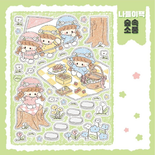 Cotton Danchoo Spring Picnic Sticker