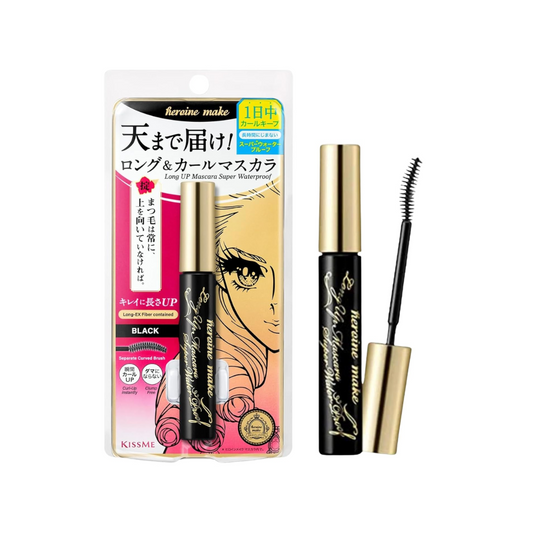 HEROINE MAKE by KISSME Long & Curl Up Waterproof Mascara Black