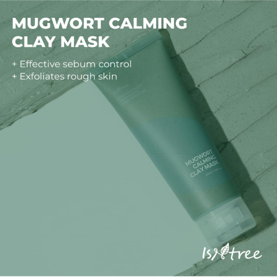 Isntree Mugwort Calming Clay Mask 100ml, 3.38 fl.oz