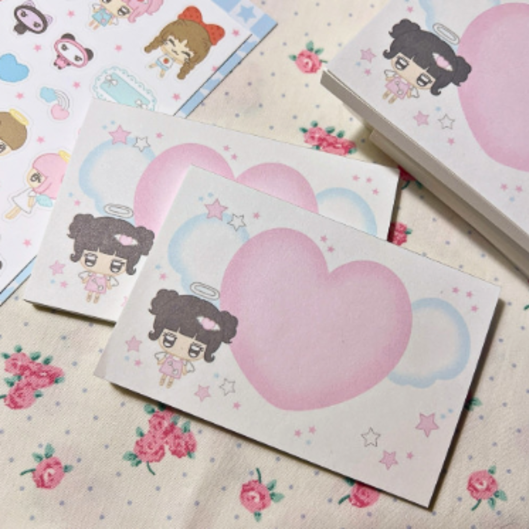 Happy Hee Angel Memo Pad