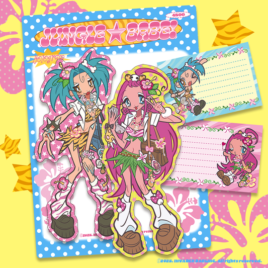 Invader Darling Jungle Babe Sticker