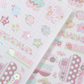 Pearly Button Blooming Garden Sticker