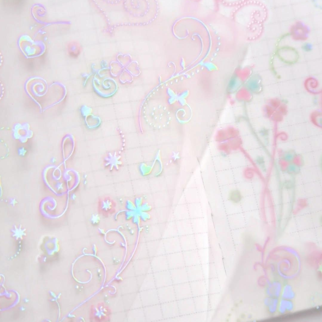 Pearly Button Glow Aurora Flow  Sticker