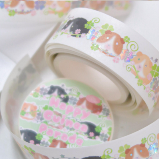 Pearly Button Guinea Parade Die-cut Masking Tape