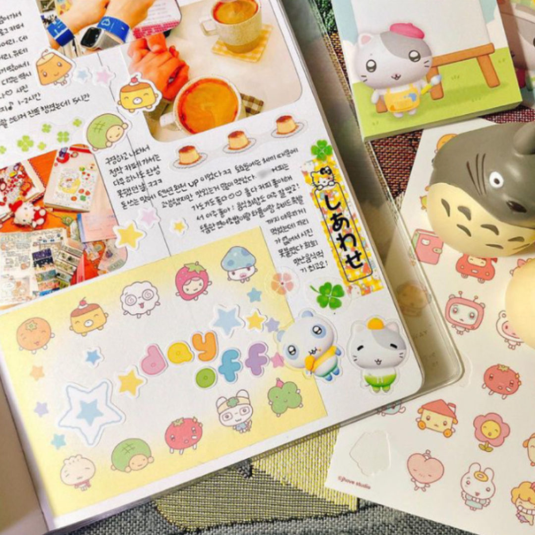 Jhove Studio Monkey Friends Memo Pad
