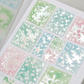 Pearly Button Face of Light Kiss Cut Tape