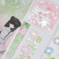 Pearly Button Face of Light Kiss Cut Tape