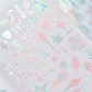 Pearly Button Coral Glow Sticker