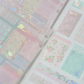 Pearly Button Antique Rose Pattern Sticker