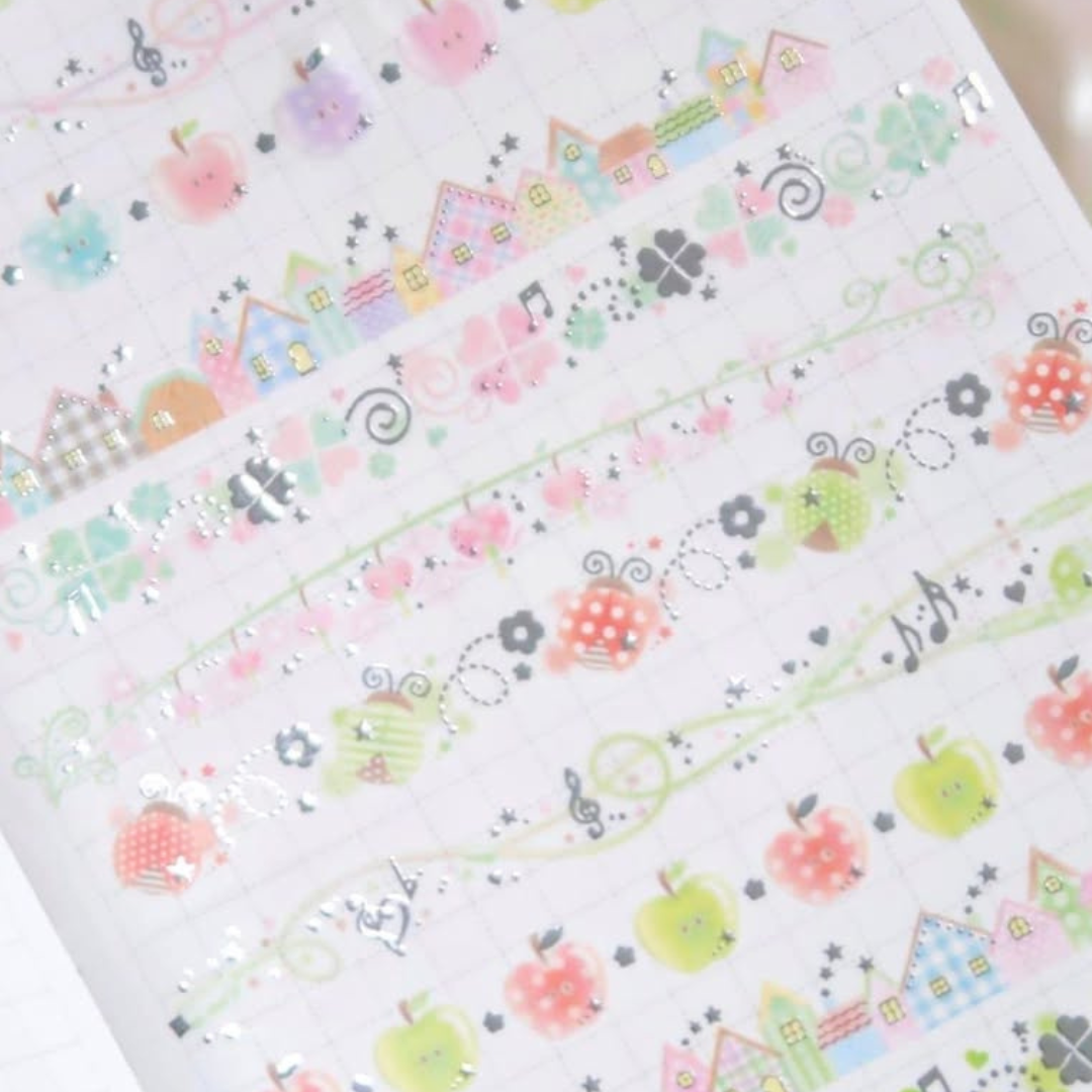 Pearly Button Breeze Silver-lining Tape