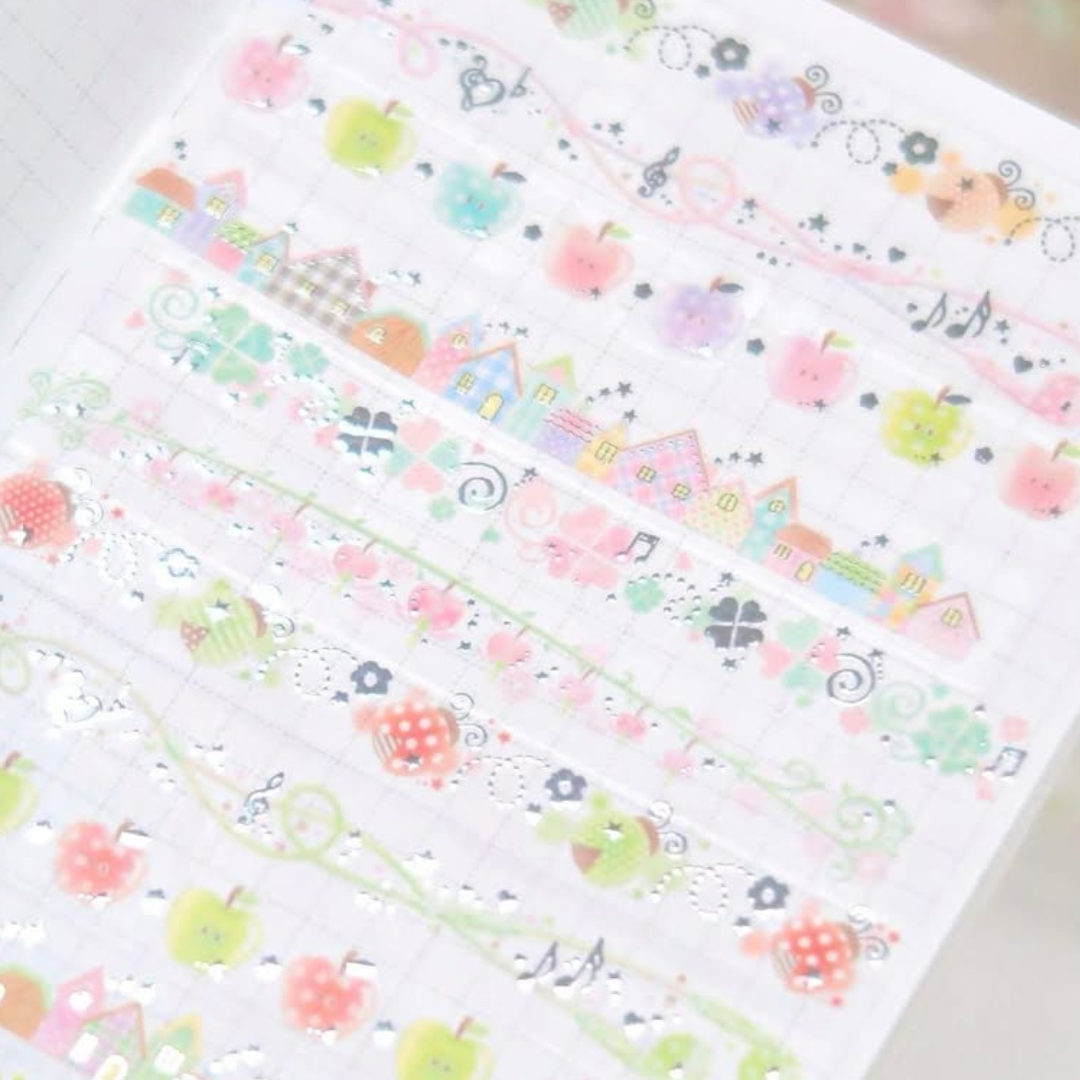 Pearly Button Breeze Silver-lining Tape