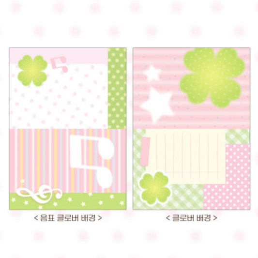 Pink Rue Clover Memo Pad (2 vars)